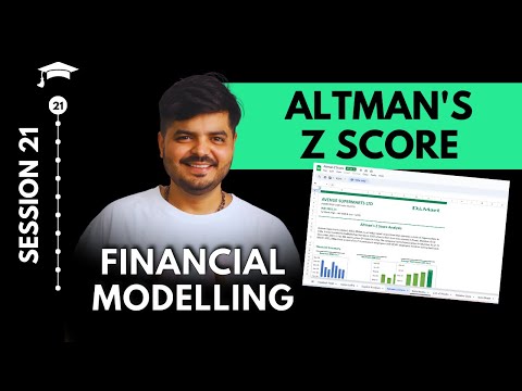 Altman's Z Score Modelling | Learn Financial Modeling | Step by Step | Session 20