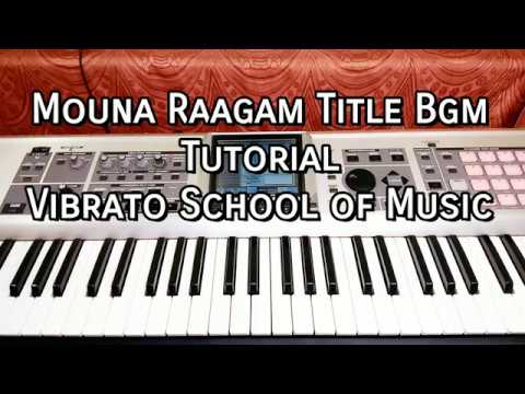 Mouna Raagam  Title Bgm  Tutorial  Vibrato School of Music  Ilayaraja