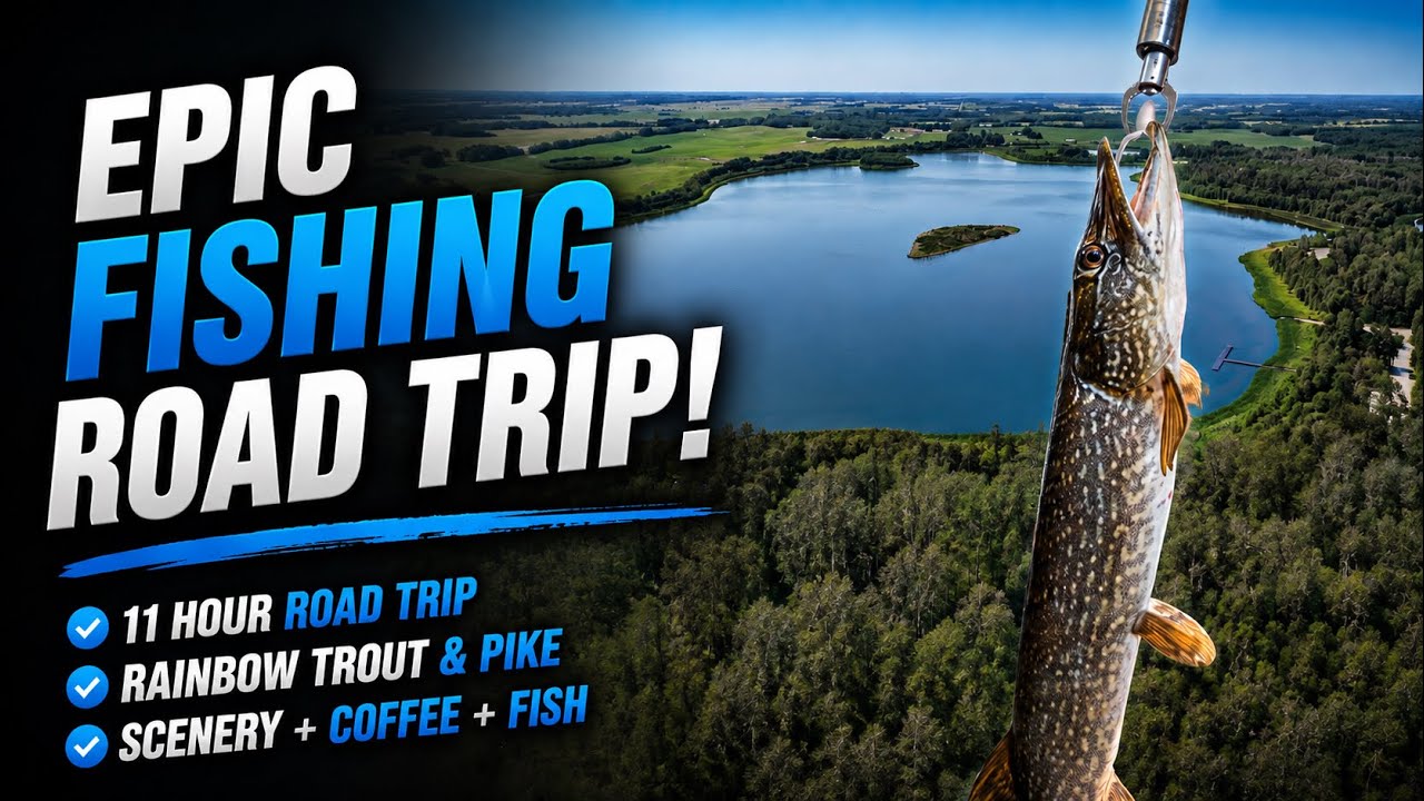 11-Hour Road Trip for THIS?! | Rainbow Trout, Pike & Mountain Views 🎣🚗