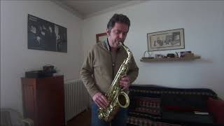 Selected Studies for saxophone by H. Voxman, P. 60 - Chromatic Etude - Heinze