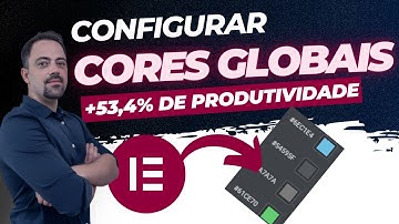 Configurando cores globais no ELEMENTOR PRO