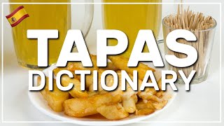 ✳️ Spanish TAPAS dictionary 🇪🇸 #157