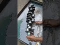 Cummins crankshaft washing #automobile #workshop #engine