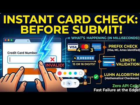 Failing Fast: How Websites Catch Invalid Cards Instantly
