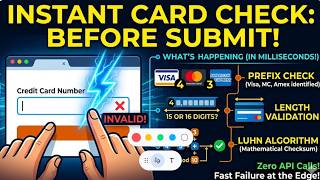 Failing Fast How Websites Catch Invalid Cards Instantly
