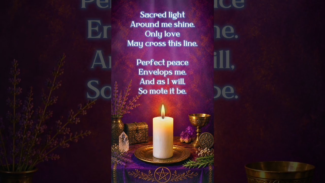 Protection Candle Spell for Peace & Safety