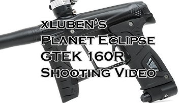 Planet Eclipse GTEK 160R Shooting Video