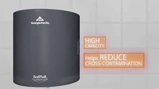 SofPull Centerpull Towel Dispenser for Dental Practices