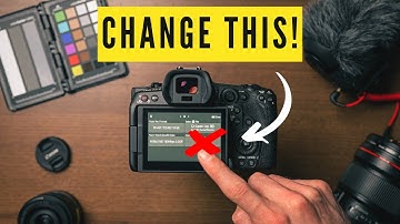 Stel de CANON R5C in voor video... OP DE JUISTE MANIER