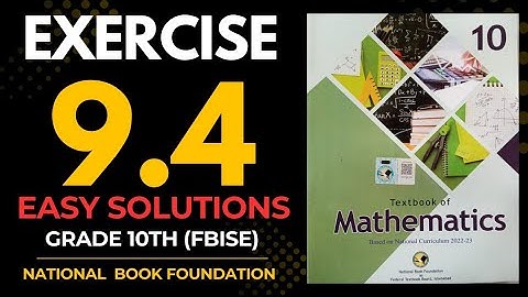 Class 10 Maths | Chapter 9 Chords & Arcs | Exercise 9.4 Complete Easy Solution | Kanwal Fayyaz