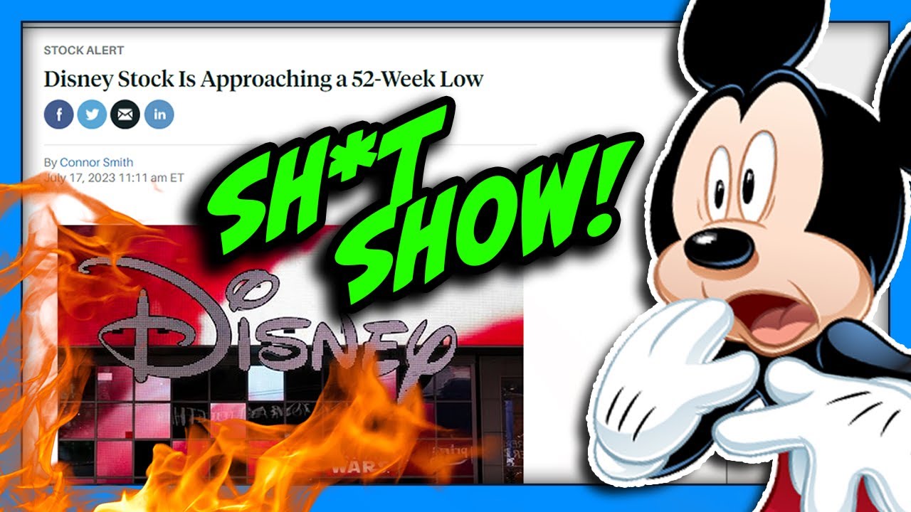 Disney’s SH*T SHOW! Disney Stock Nears ROCK BOTTOM!