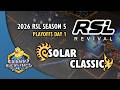 Solar vs Classic - ZvP | 2026 RSL Revival: Season 5 - Playoffs Day 1 Co-Stream | SC2 Tournament