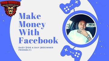 How To Make Money With Facebook | Easy Method $100/Day [Beginner Friendly]