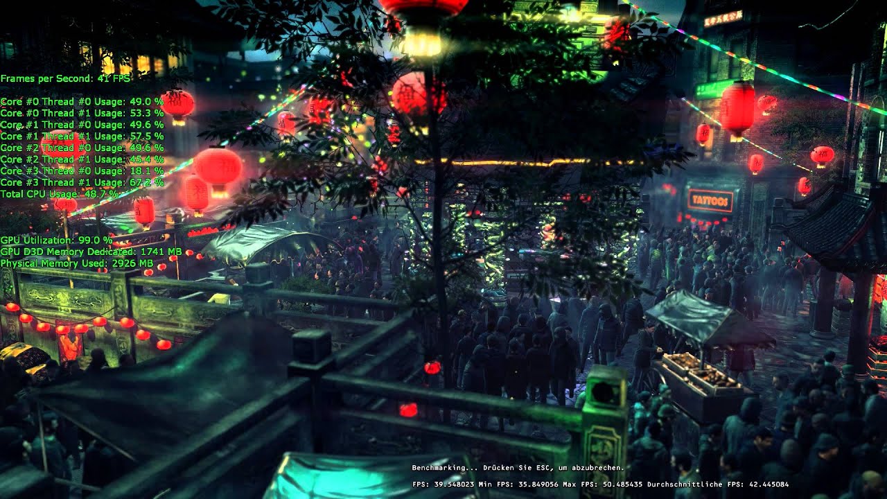 [ i7 2600K, HD 7970 GHz/ R9 280X] Hitman Absolution Ultra Settings Benchmark