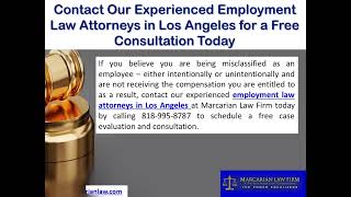 Overtime Pay Law Attorneys in Los Angeles | MarcarianLawFirm