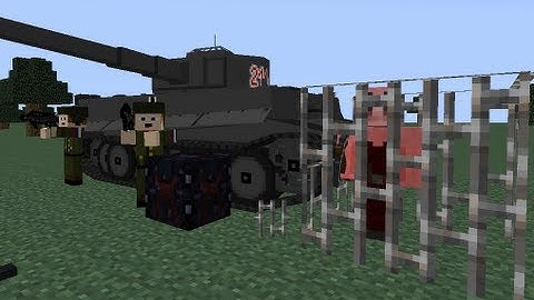 Minecraft - Invasion Mod vs Flans mod (Part 3)