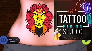 Tattoo Studio "Fab Tattoo Design Studio" Game Review 1080p Official Games2win Role Playing 2016 screenshot 5