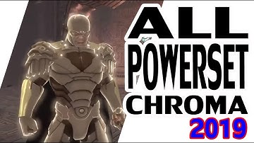 DCUO ALL PowerSet Chroma Materials