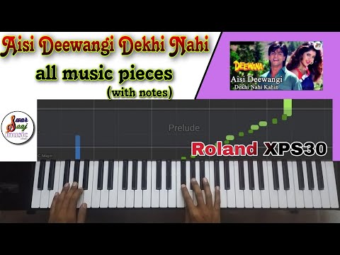 Aisi deewangi dekhi nahi kahi | Piano/Keyboard Tutorial(prelude/interludes)