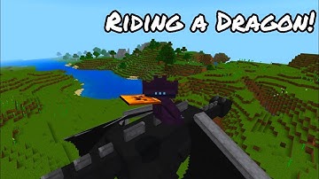 How to Ride The Ender Dragon! / Minecraft Bedrock Command Block Tutorial