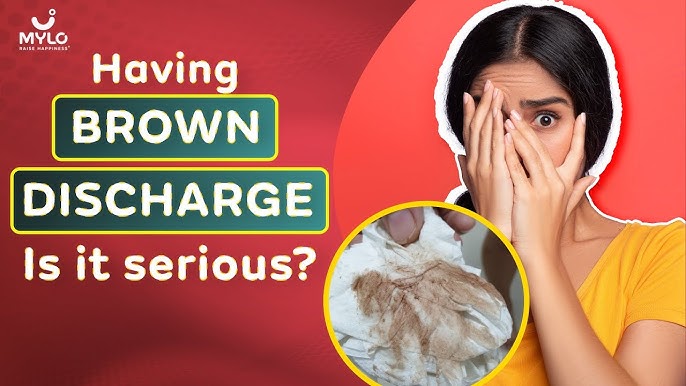 Does delayed period, brownish discharge & headache signify