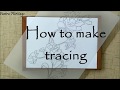 Fabric Painting === How to trace a design Tutorial