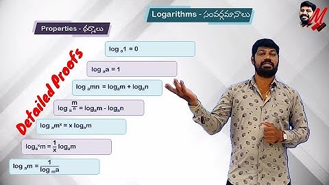 Properties of Logarithms - X Class Real Numbers (AP/TS State) - LM 262