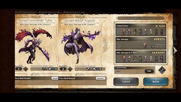 Octopath COTC GEP Cursed Commander Tytos / Master Auguste EX3 in 6T each