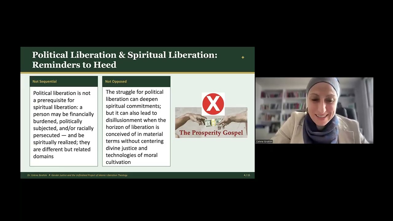 Celine Ibrahim, "Gender Justice and the Unfinished Project of Islamic Liberation Theology"