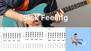 Boy Pablo - Sick Feeling (guitar cover with tabs & chords)