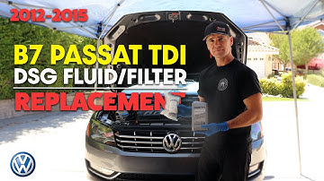 2012-2015 VW Passat TDI B7 DSG Trans Fluid & Filter Replacement (Fast Method) No Scan Tool Needed!