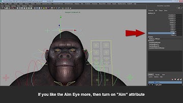 About the eyes controls if you