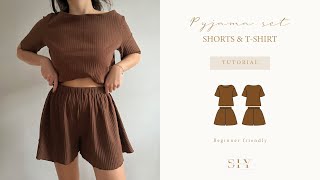 SEW a Pyjama Set | sewing tutorial | loungewear set | etsy sewing pattern