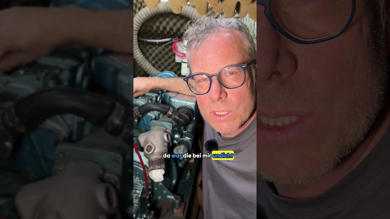 Warmer Motor zeigt verstecktes Dieselleck #mechanic #repair #shorts