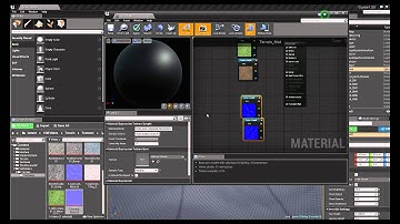 UE4 Terrain material creation tutorial