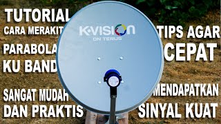 CARA PASANG PARABOLA MINI  K-VISION BARU SAMPAI DAPAT SIARAN DIJAMIN PASTI BISA