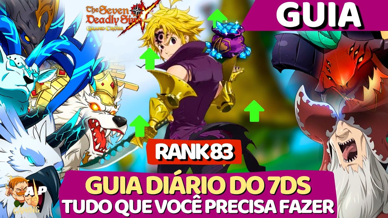 CONTA F2P FORTE!FARM DIÁRIO DA MINHA CONTA INICIANTE (+DICAS) - The Seven Deadly Sins