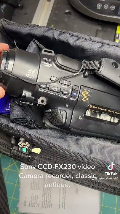Sony CCD-FX230 video Camera recorder, classic antique.#sony #video #video #antique
