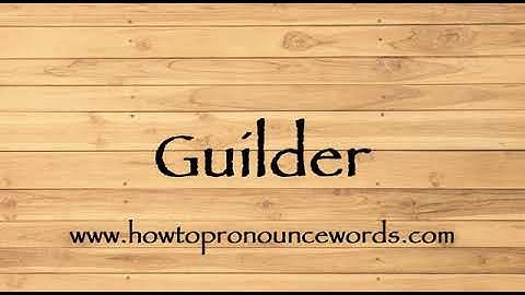 How To Pronounce Guilder ? How To say Guilder New Video