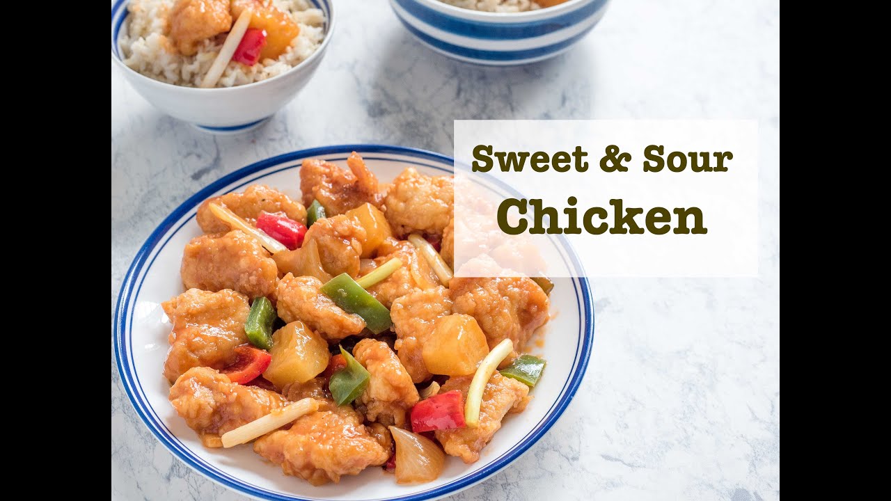 Sweet and Sour Chicken with Pineapple - YouTube