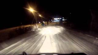 Skidooing At Night In Gander Nl