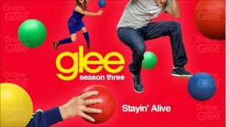 Miniatura de vídeo de "Stayin' Alive - Glee [HD Full Studio]"