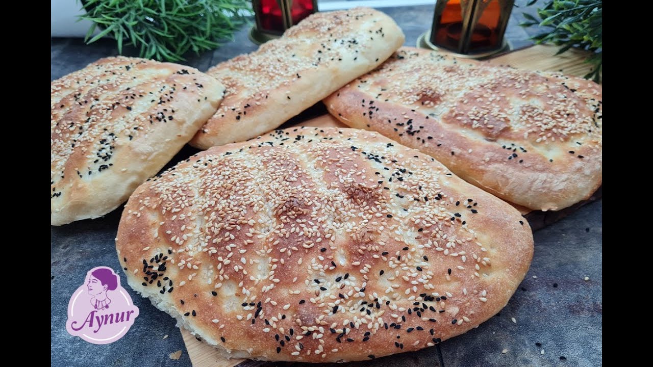 Schnelles Fladenbrot im Ofen original wie vom Bäcker I Ramadan Rezepte