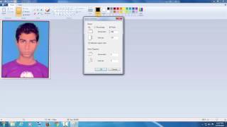 How to crop, resize or change image extension using Paint