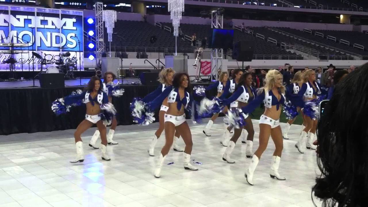 Dallas Cowboy Cheerleaders performance - March 2012 - YouTube
