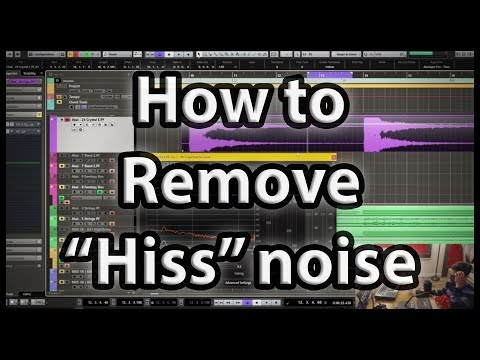 Using iZotope RX6 Spectral De-Noise to remove Hiss