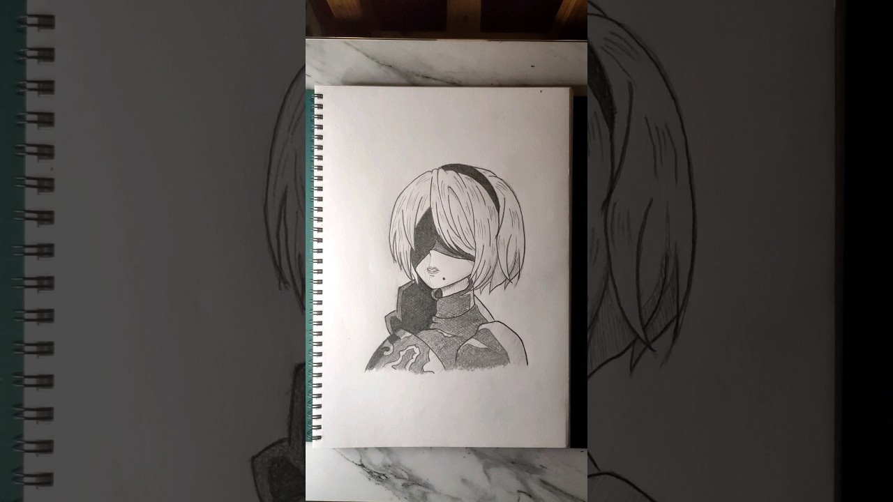 Draw 2B - Nier Automata 