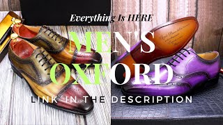 Men's Oxford Shoes / Oxford Shoes #16 / Оксфорды Мужские