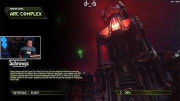 Arc Complex Master Level on Nightmare, No Deaths - Doom Eternal