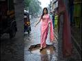Beautiful Girl Ko Girta Dekh Kar Sab Hans Rahe The 😂 | Rain Fall Funny AI Shorts #shorts #sexygirl